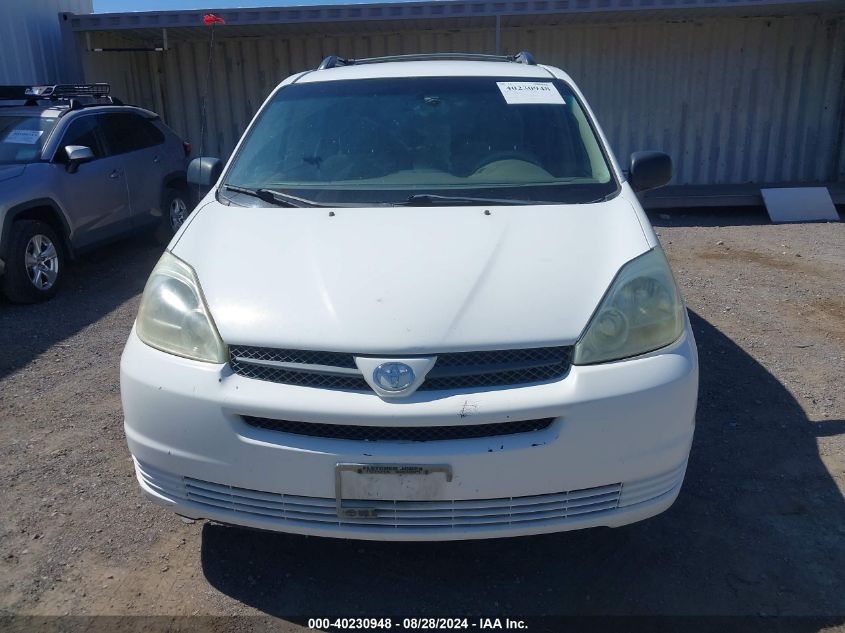 2005 Toyota Sienna Ce VIN: 5TDZA23C55S355191 Lot: 40230948