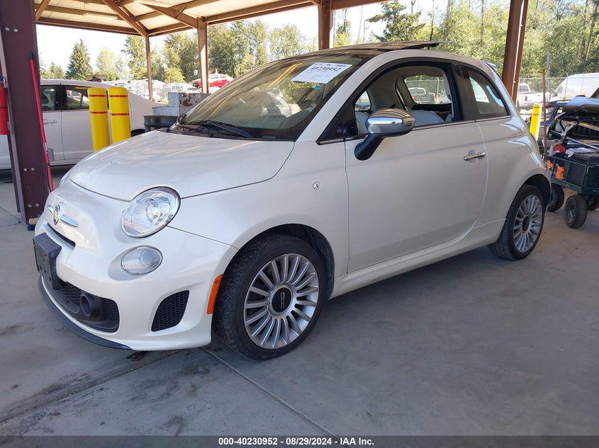 VIN 3C3CFFCH4JT359229 2018 FIAT 500 LOUNGE