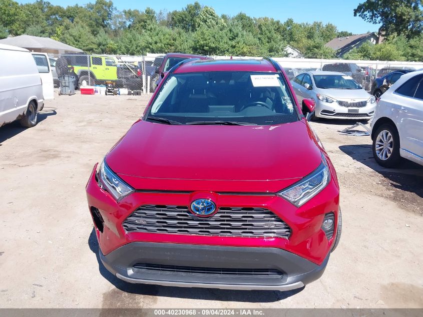 2020 Toyota Rav4 Hybrid Limited VIN: 2T3DWRFV5LW066096 Lot: 40230968