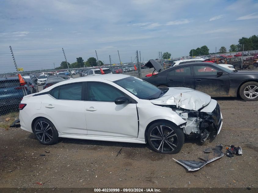 2023 Nissan Sentra Sr Xtronic Cvt VIN: 3N1AB8DV8PY272298 Lot: 40230998