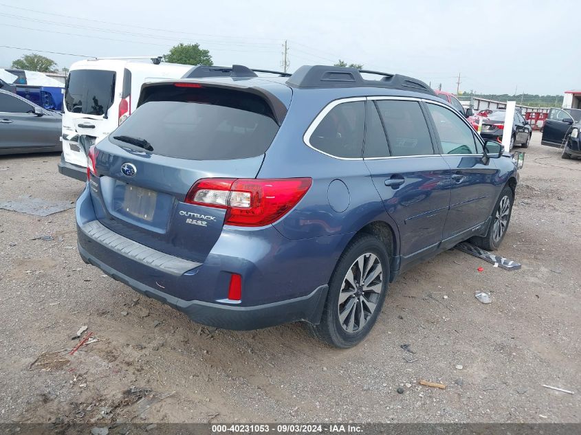 2016 Subaru Outback 2.5I Limited VIN: 4S4BSANC6G3321654 Lot: 40231053