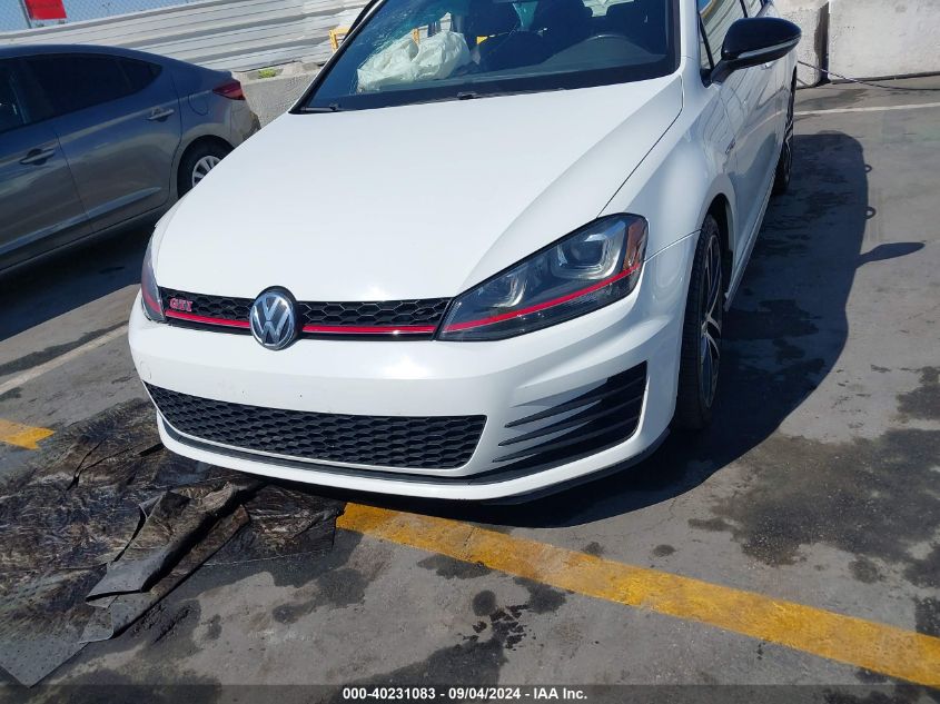 2017 Volkswagen Golf Gti Autobahn 4-Door/S 4-Door/Se 4-Door/Sport 4-Door VIN: 3VW447AU5HM062788 Lot: 40231083