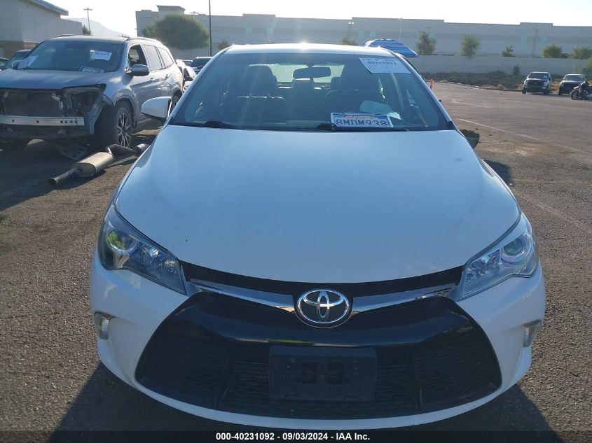 2016 Toyota Camry Se VIN: 4T1BF1FK1GU254692 Lot: 40231092