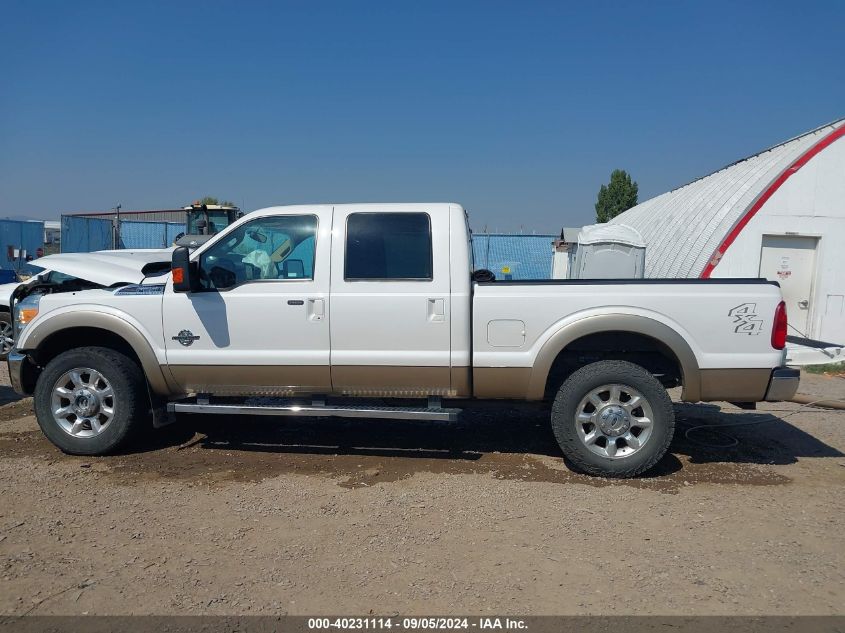 2014 Ford F-250 Lariat VIN: 1FT7W2BT1EEA85540 Lot: 40231114