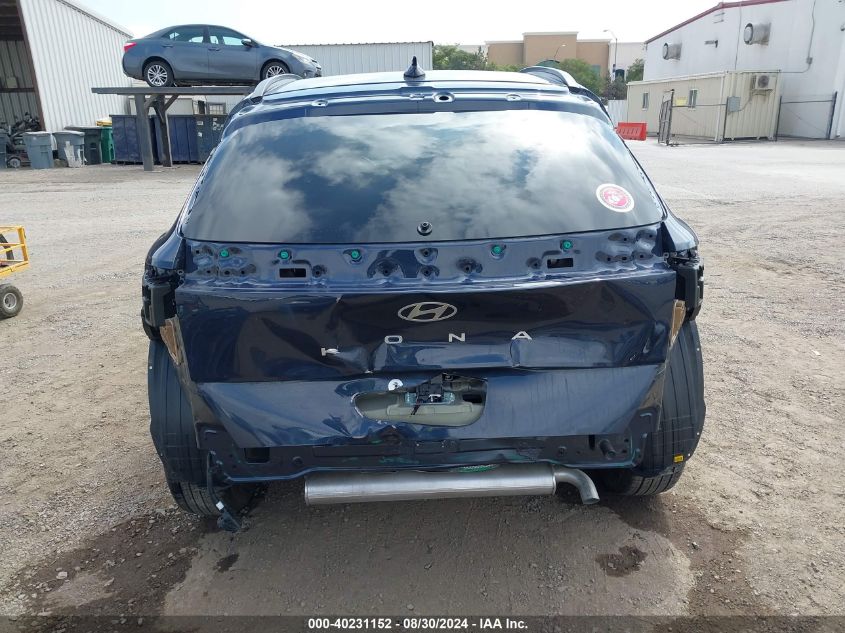 2024 Hyundai Kona Sel VIN: KM8HB3ABXRU057936 Lot: 40231152