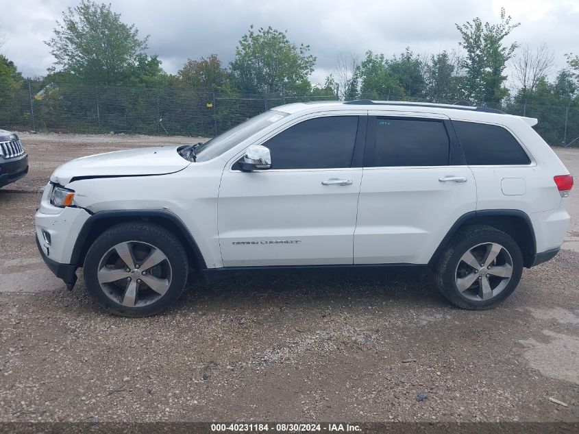 2016 Jeep Grand Cherokee Limited VIN: 1C4RJFBG9GC429437 Lot: 40231184