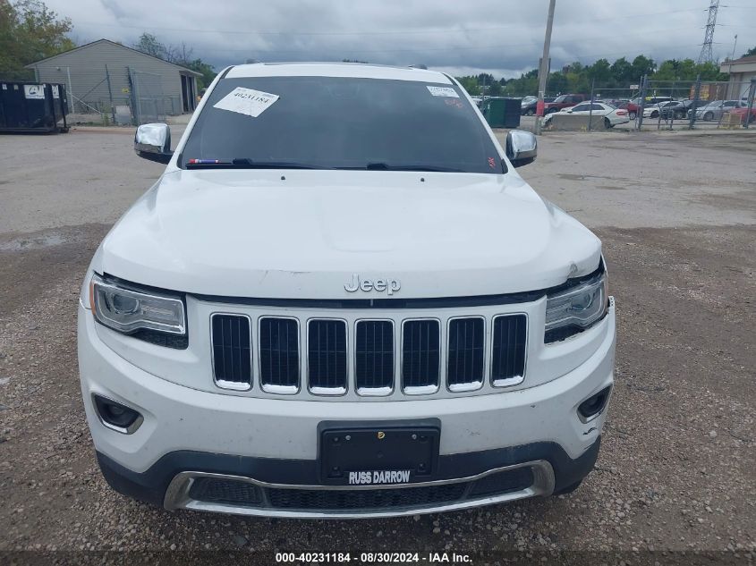 2016 Jeep Grand Cherokee Limited VIN: 1C4RJFBG9GC429437 Lot: 40231184