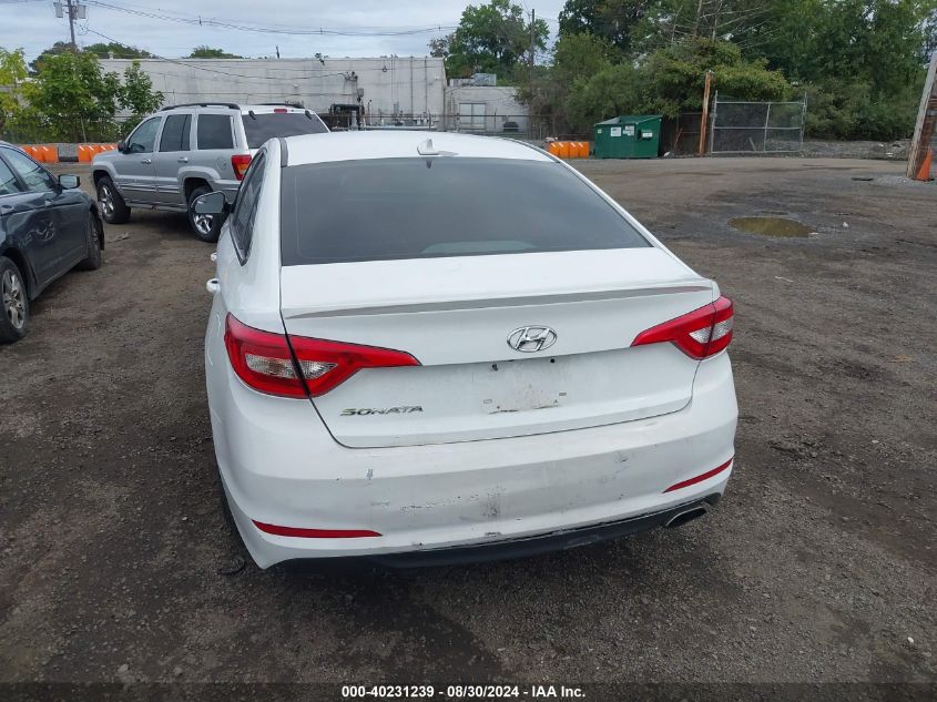 2016 Hyundai Sonata Se VIN: 5NPE24AF8GH276000 Lot: 40231239