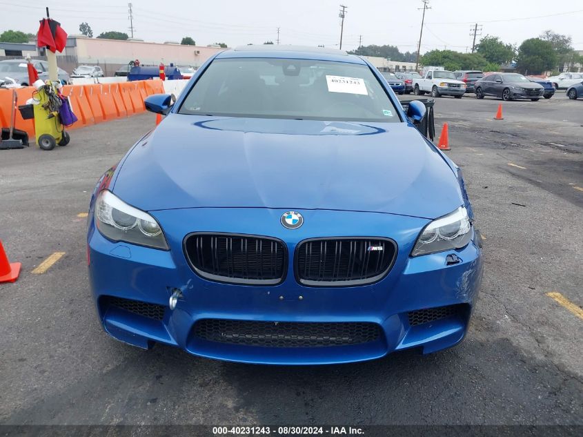 2013 BMW M5 VIN: WBSFV9C51DD096560 Lot: 40231243