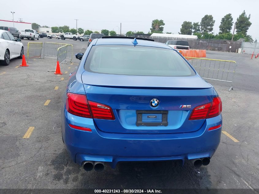 2013 BMW M5 VIN: WBSFV9C51DD096560 Lot: 40231243