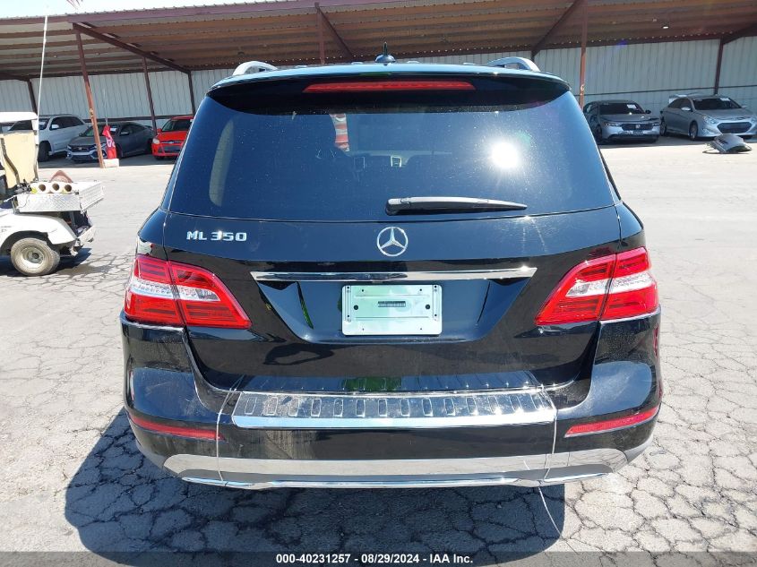 2013 Mercedes-Benz Ml 350 VIN: 4JGDA5JBXDA267170 Lot: 40231257