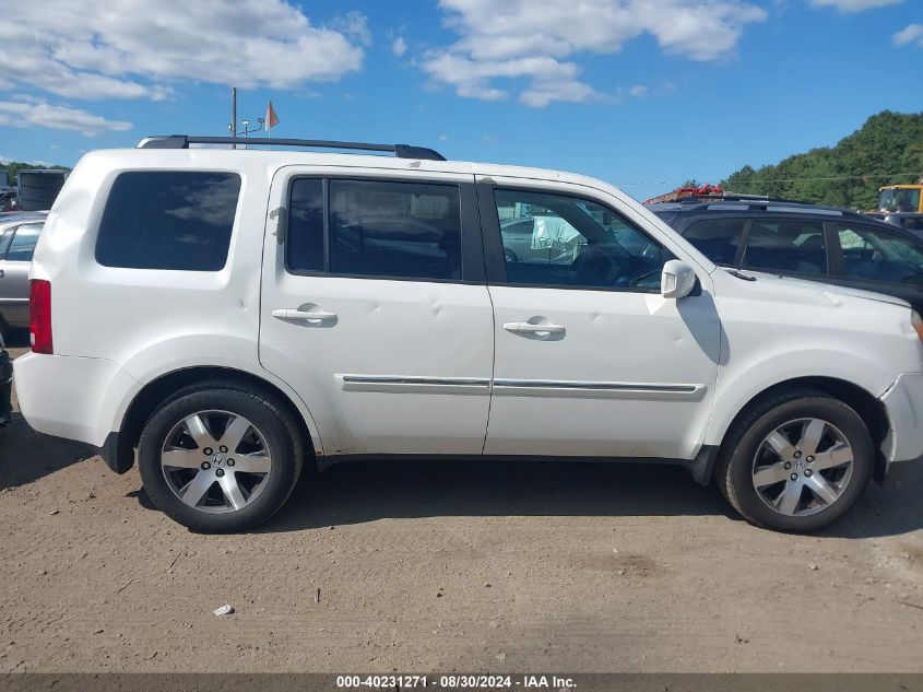 2013 Honda Pilot Touring VIN: 5FNYF4H95DB084819 Lot: 40231271