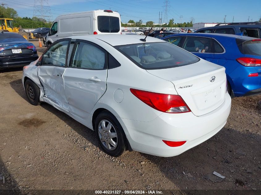 2015 Hyundai Accent Gls VIN: KMHCT4AE9FU803425 Lot: 40231327