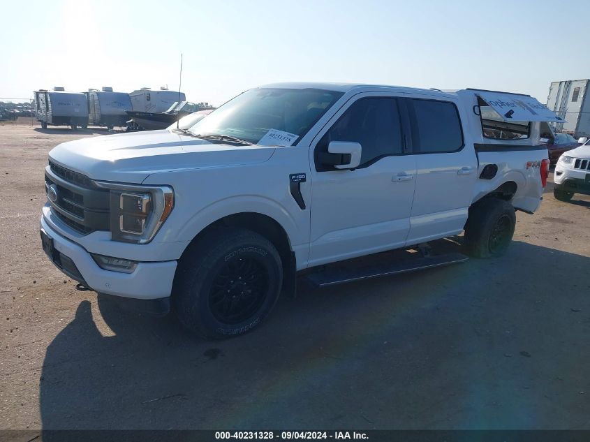 2022 Ford F-150 Supercrew VIN: 1FTFW1E80NFA13431 Lot: 40231328