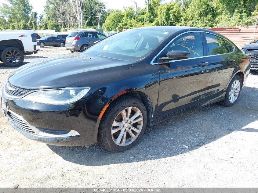 2015 Chrysler 200 Limited VIN: 1C3CCCAB6FN613228 Lot: 40231354