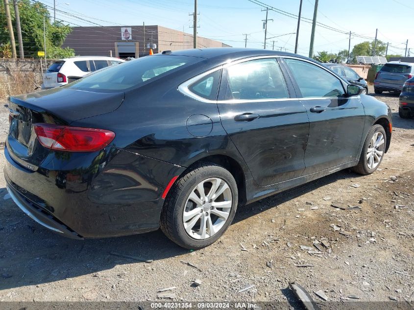 2015 Chrysler 200 Limited VIN: 1C3CCCAB6FN613228 Lot: 40231354