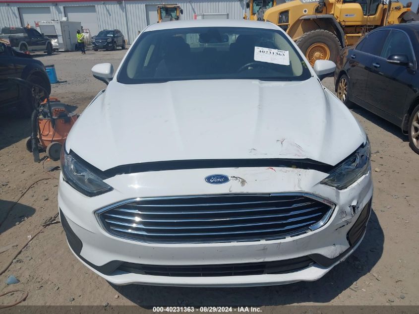 2019 Ford Fusion Se VIN: 3FA6P0HDXKR238878 Lot: 40231363