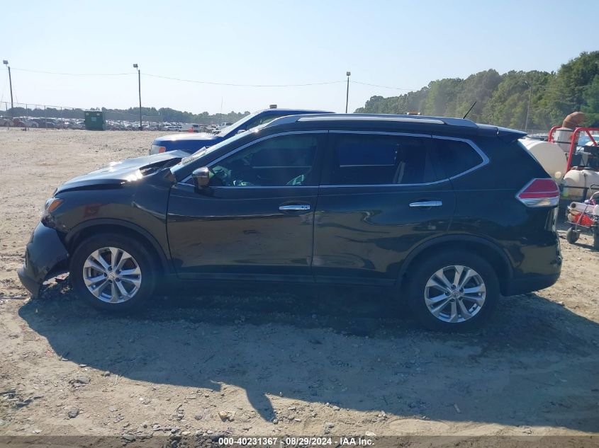 2016 Nissan Rogue Sv VIN: 5N1AT2MN6GC896435 Lot: 40231367