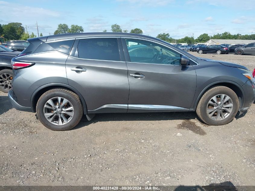 VIN 5N1AZ2MHXFN232599 2015 Nissan Murano, S no.14