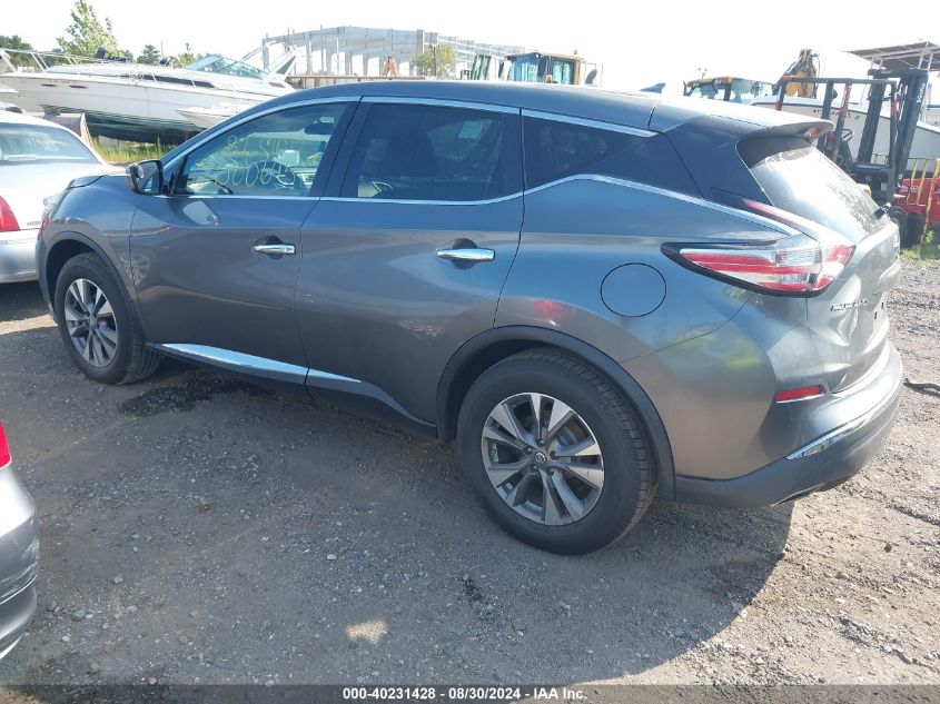 VIN 5N1AZ2MHXFN232599 2015 Nissan Murano, S no.3