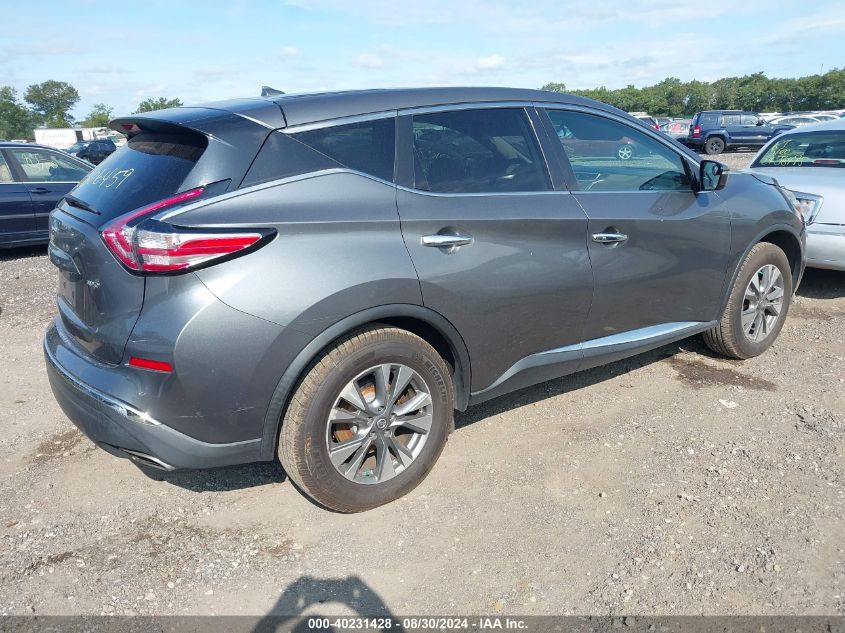 VIN 5N1AZ2MHXFN232599 2015 Nissan Murano, S no.4