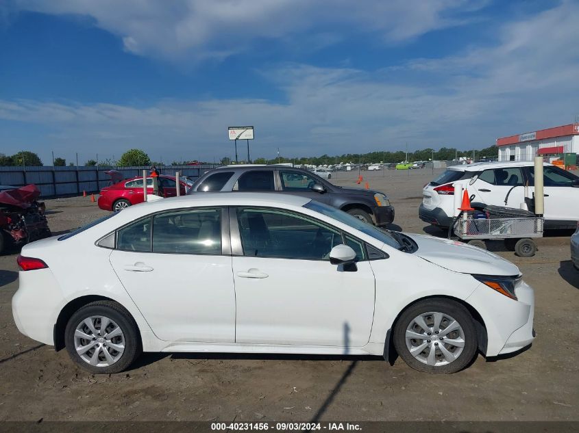 2021 Toyota Corolla Le VIN: JTDEPMAE2MJ156138 Lot: 40231456