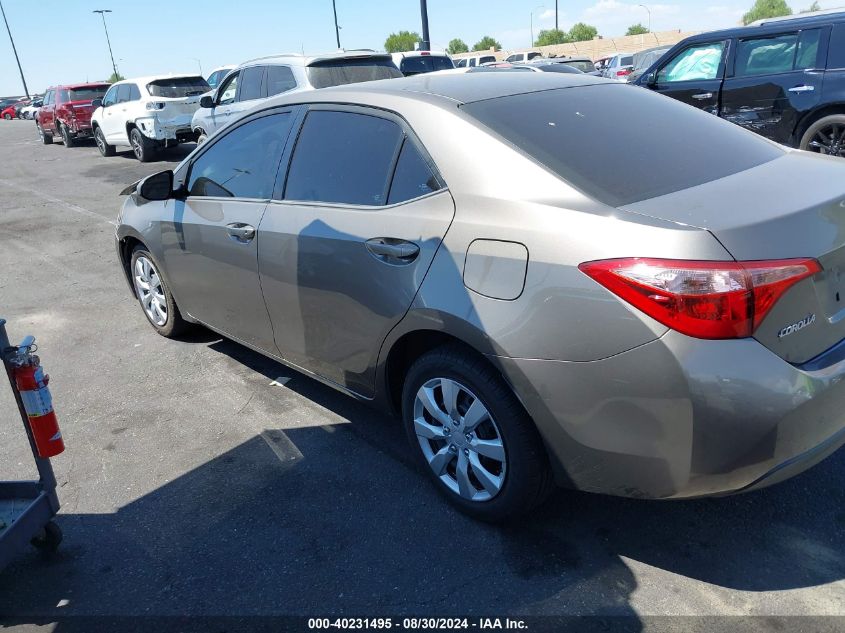 2019 Toyota Corolla Le VIN: 2T1BURHE3KC232697 Lot: 40231495