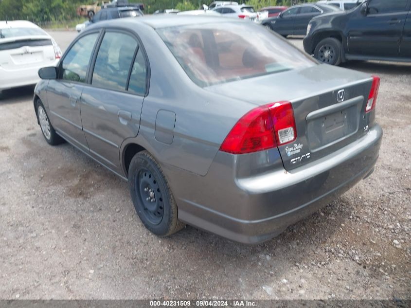 2004 Honda Civic Lx VIN: 2HGES16564H610836 Lot: 40231509