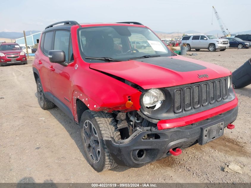 2016 Jeep Renegade Trailhawk VIN: ZACCJBCT7GPC85554 Lot: 40231519