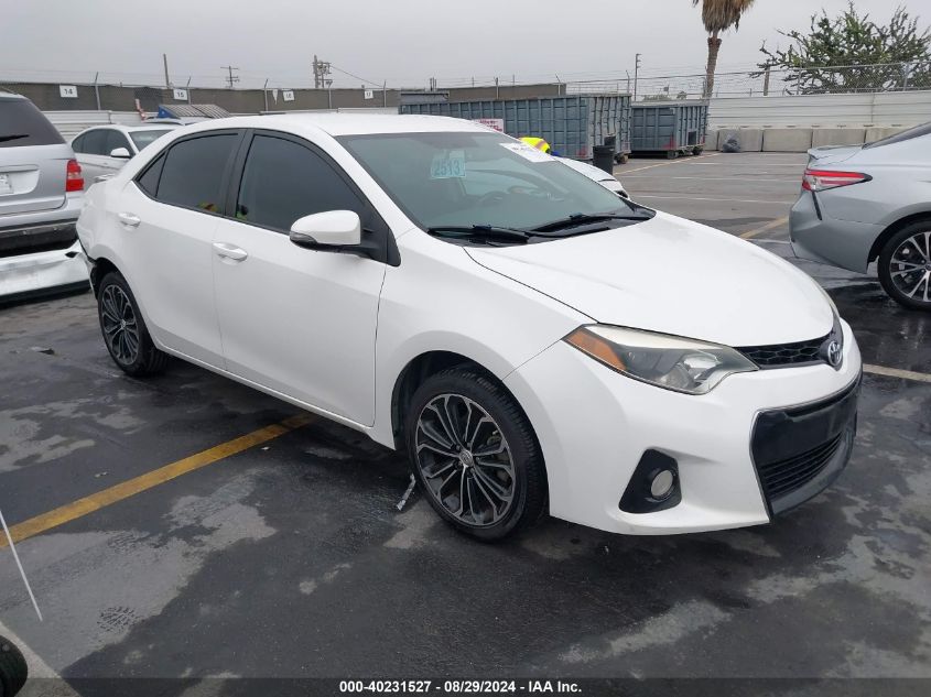 2015 TOYOTA COROLLA S PLUS - 5YFBURHE4FP324357