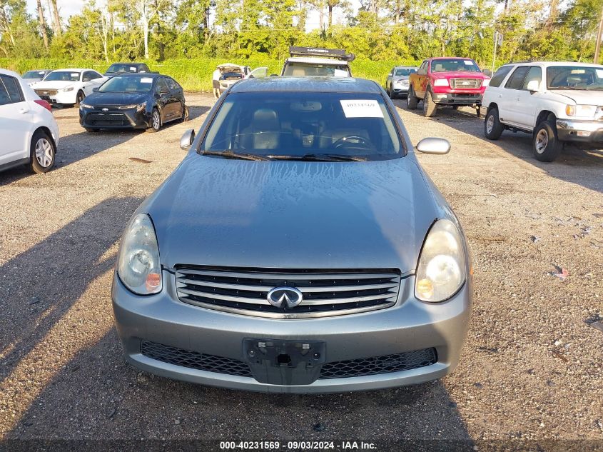 2005 Infiniti G35 VIN: JNKCV51E55M214793 Lot: 40231569