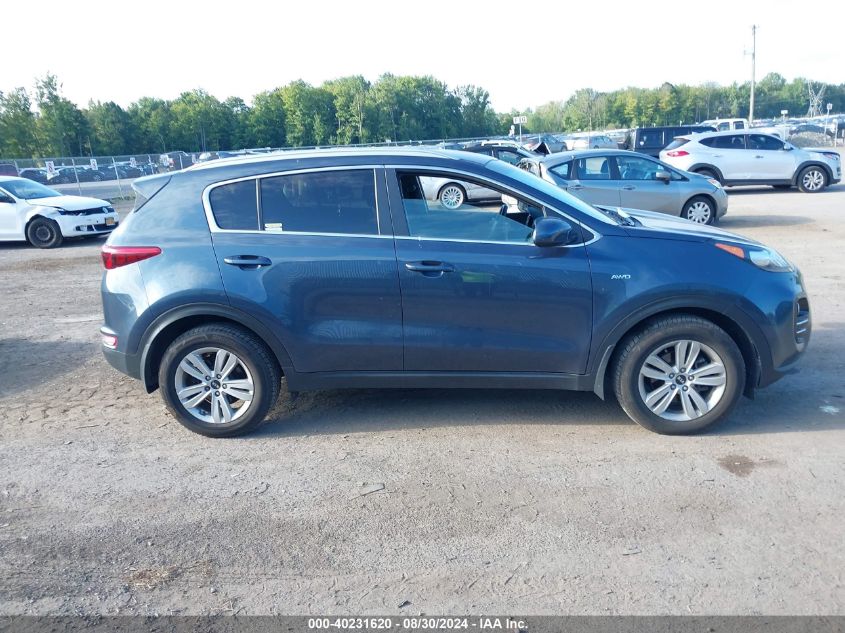 2017 Kia Sportage Lx VIN: KNDPMCACXH7180314 Lot: 40231620