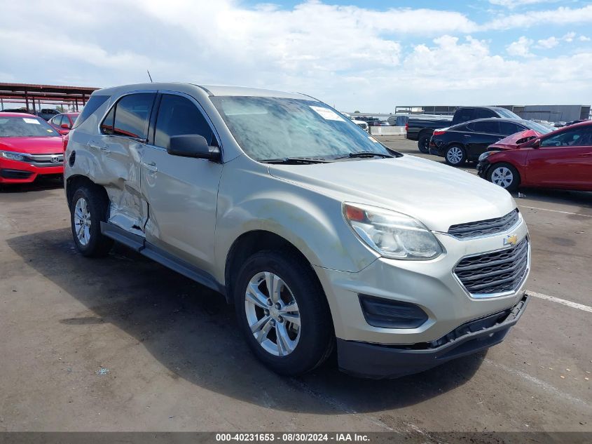 2016 CHEVROLET EQUINOX LS - 2GNALBEK2G1176216