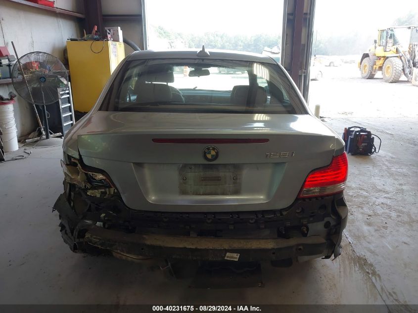 WBAUP73559VK74594 2009 BMW 128I