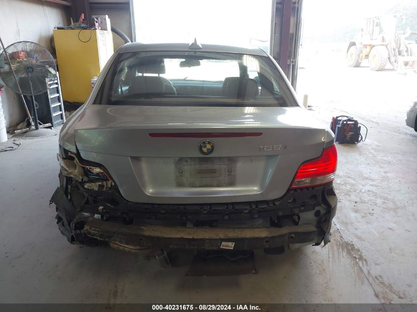 WBAUP73559VK74594 2009 BMW 128I