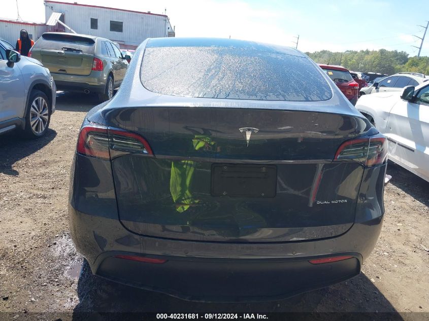 2022 Tesla Model Y Long Range Dual Motor All-Wheel Drive VIN: 7SAYGDEE9NF377559 Lot: 40231681