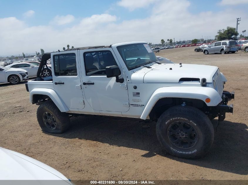 2013 Jeep Wrangler Unlimited Sahara VIN: 1C4HJWEG2DL585970 Lot: 40231690