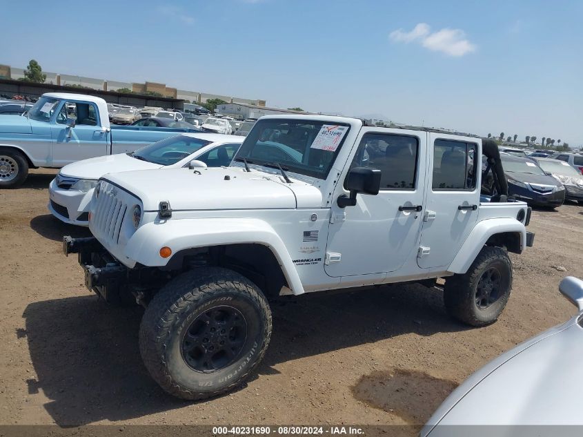 2013 Jeep Wrangler Unlimited Sahara VIN: 1C4HJWEG2DL585970 Lot: 40231690