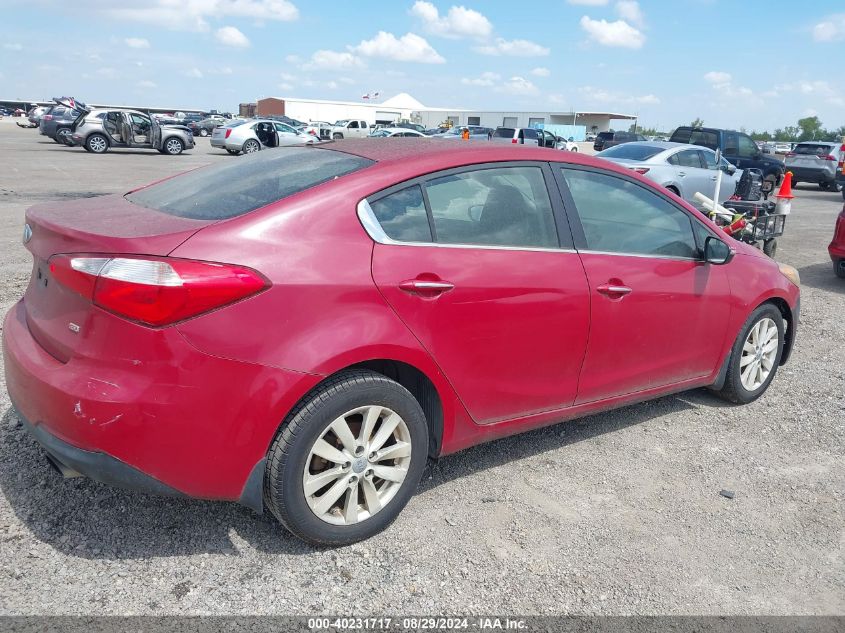 2014 Kia Forte Ex VIN: KNAFX4A80E5121037 Lot: 40231717