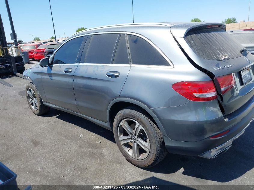 2018 Mercedes-Benz Glc 300 VIN: WDC0G4JB0JV070972 Lot: 40231726