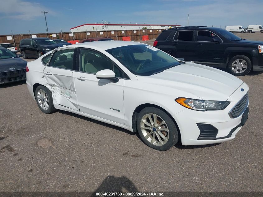 3FA6P0LU1KR210460 2019 FORD FUSION - Image 1