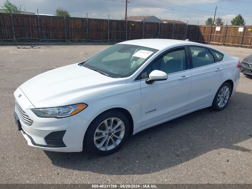 3FA6P0LU1KR210460 2019 FORD FUSION - Image 2