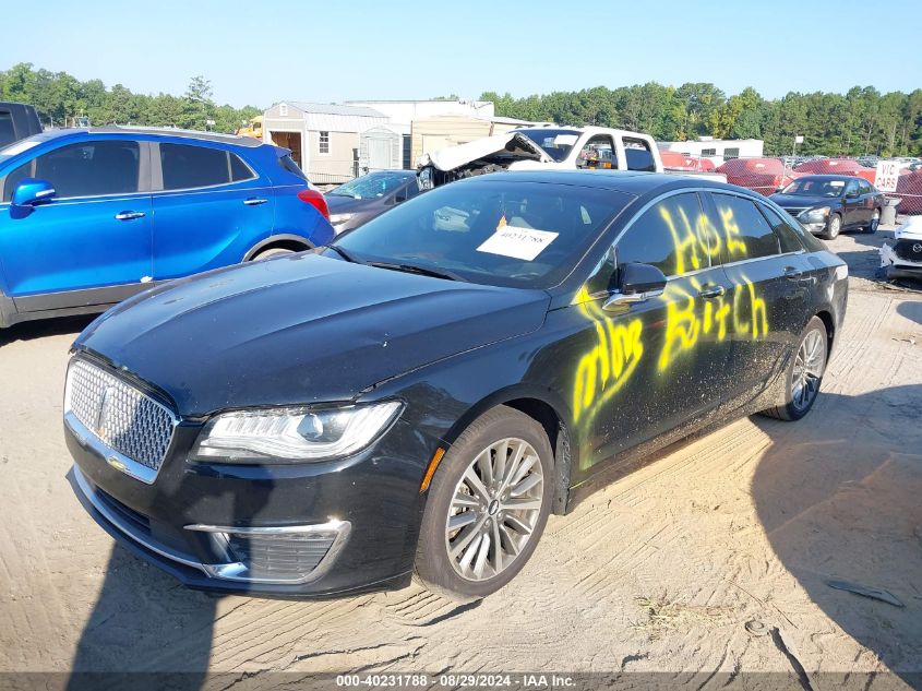 2018 Lincoln Mkz Hybrid Select VIN: 3LN6L5LU5JR608557 Lot: 40231788