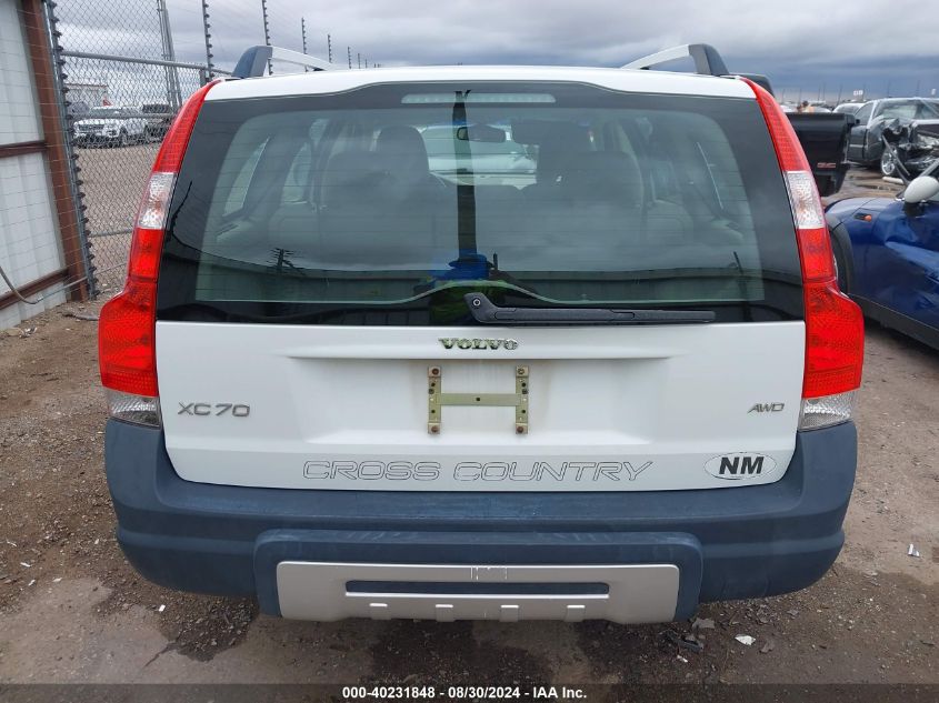 YV1SZ592851180937 2005 Volvo Xc70 2.5T Awd