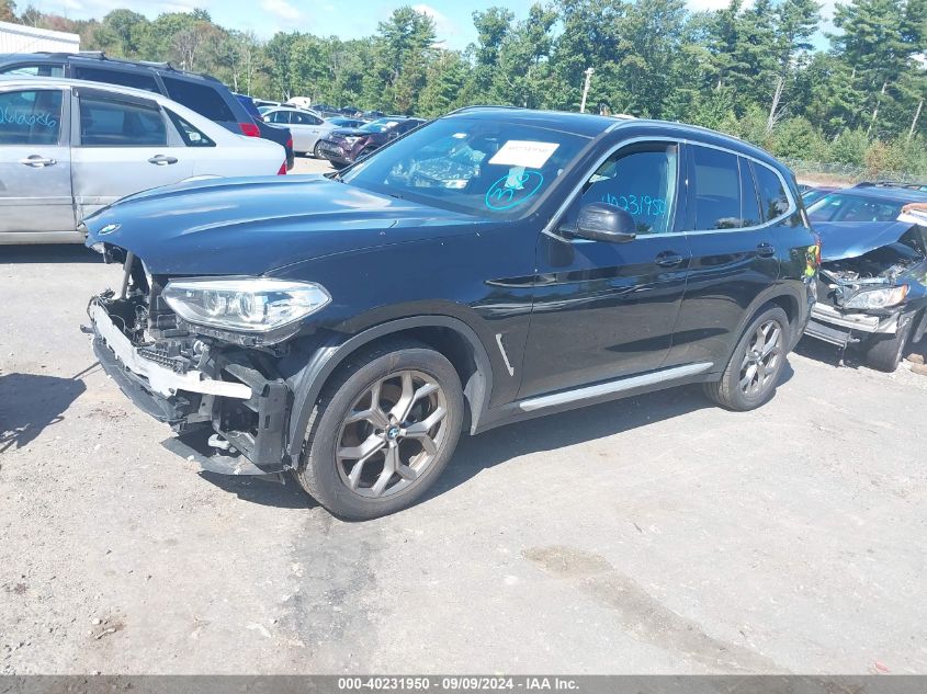 2021 BMW X3 XDRIVE30I - 5UXTY5C03M9E77913