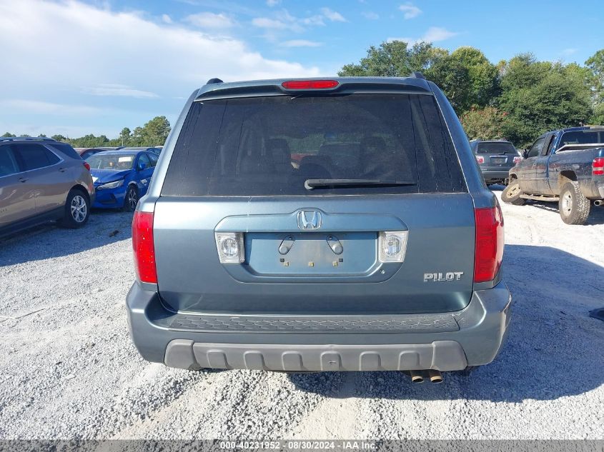 2005 Honda Pilot Ex-L VIN: 5FNYF18515B017082 Lot: 40231952