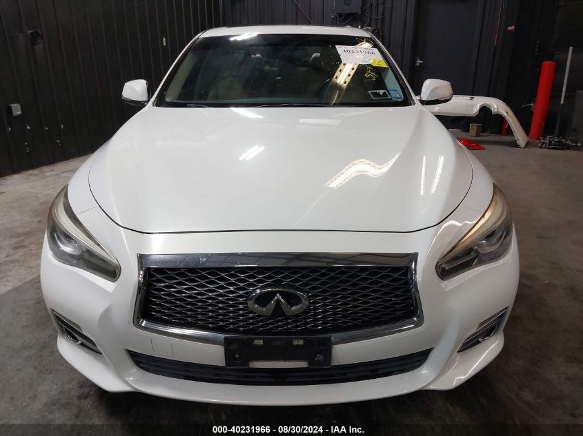 2014 Infiniti Q50 Premium VIN: JN1BV7AR9EM692844 Lot: 40231966