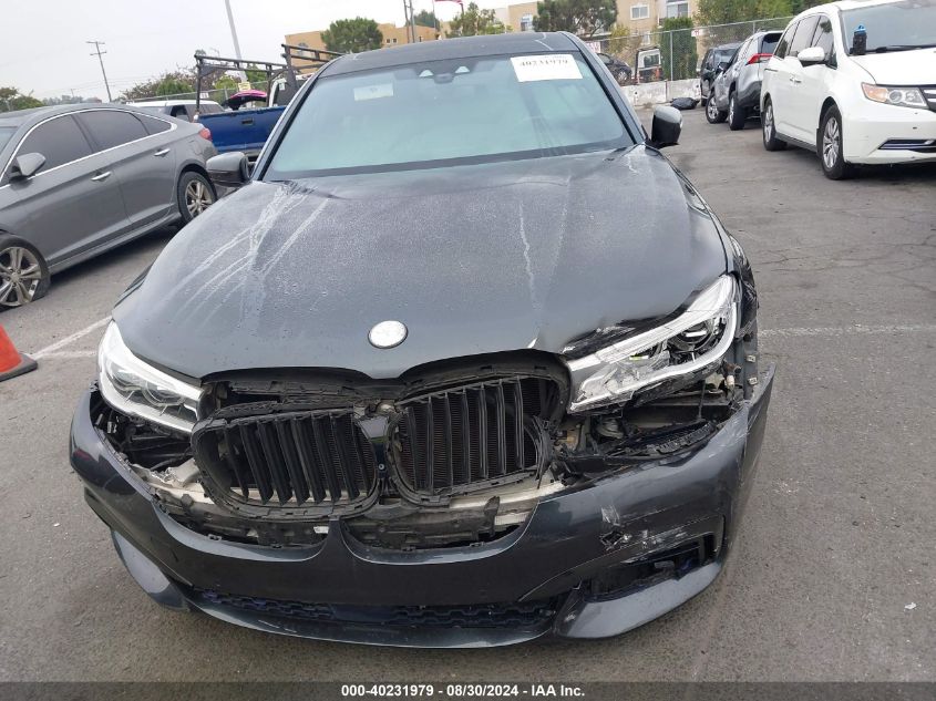 2017 BMW 750I VIN: WBA7F0C3XHGM21615 Lot: 40231979