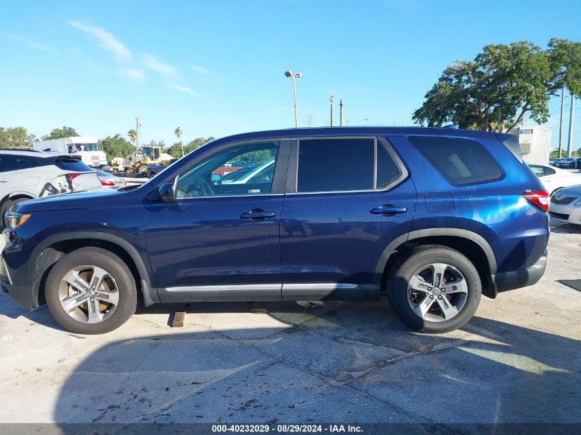 2023 Honda Pilot Awd Ex-L 8 Passenger VIN: 5FNYG1H48PB046795 Lot: 40232029