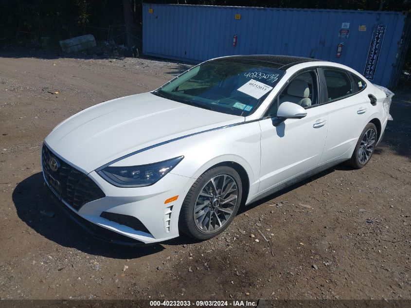 2022 Hyundai Sonata Limited VIN: KMHL34J22NA186455 Lot: 40232033